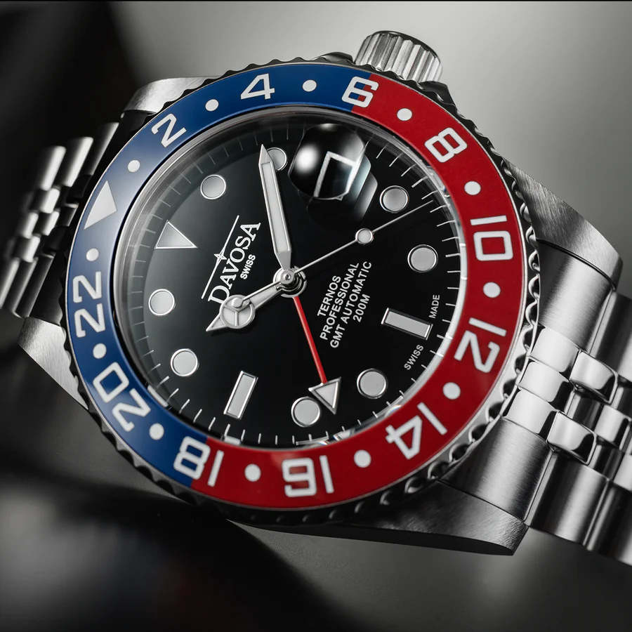 DAVOSA TERNOS PROFESSIONAL GMT REF. 161.571.90 – SWISS AUTOMATIC GMT DIVE WATCH 200M - Image 8