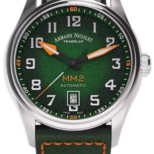 Armand Nicolet Pilot Ref. A740P-NV-BP22641VAO Swiss Automatic Pilot's Watch – 41 mm