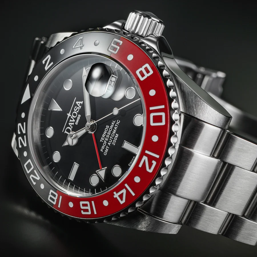 DAVOSA TERNOS PROFESSIONAL GMT REF. 161.571.90 – SWISS AUTOMATIC GMT DIVE WATCH 200M - Image 3