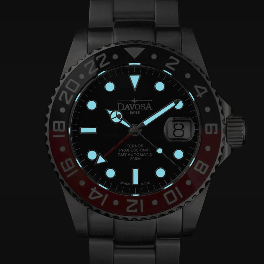 DAVOSA TERNOS PROFESSIONAL GMT REF. 161.571.90 – SWISS AUTOMATIC GMT DIVE WATCH 200M - Image 5