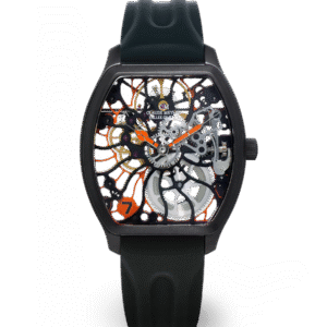 CLAUDE MEYLAN "TORTUE" HAND WIND SKELETON 40 MM WATCH