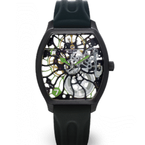 CLAUDE MEYLAN "TORTUE" HAND WIND SKELETON 40 MM WATCH