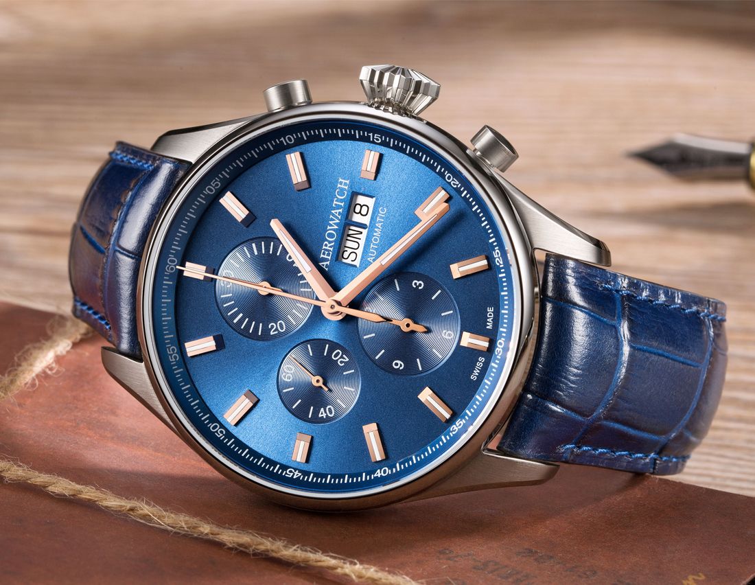 Aerowatch Les Grandes Classiques Day-Date Chronograph - Image 3