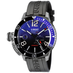 U-Boat Sommerso Ceramic Blue Ref. 9519 Swiss Automatic Watch