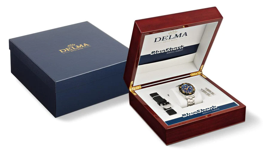 Delma Blue Shark Iv 5000 M. Automatic Diving Watch - Image 3