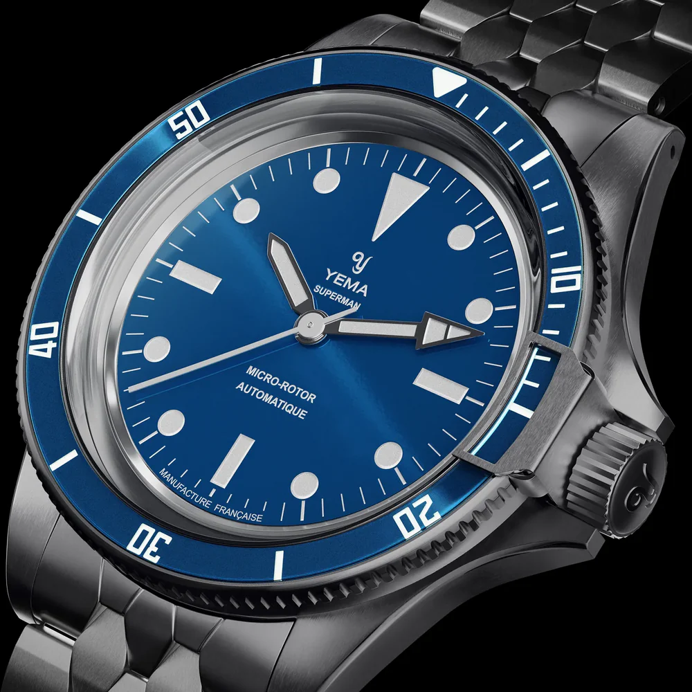 Yema Superman Slim CMM.20 Micro-rotor automatic watch - Image 3