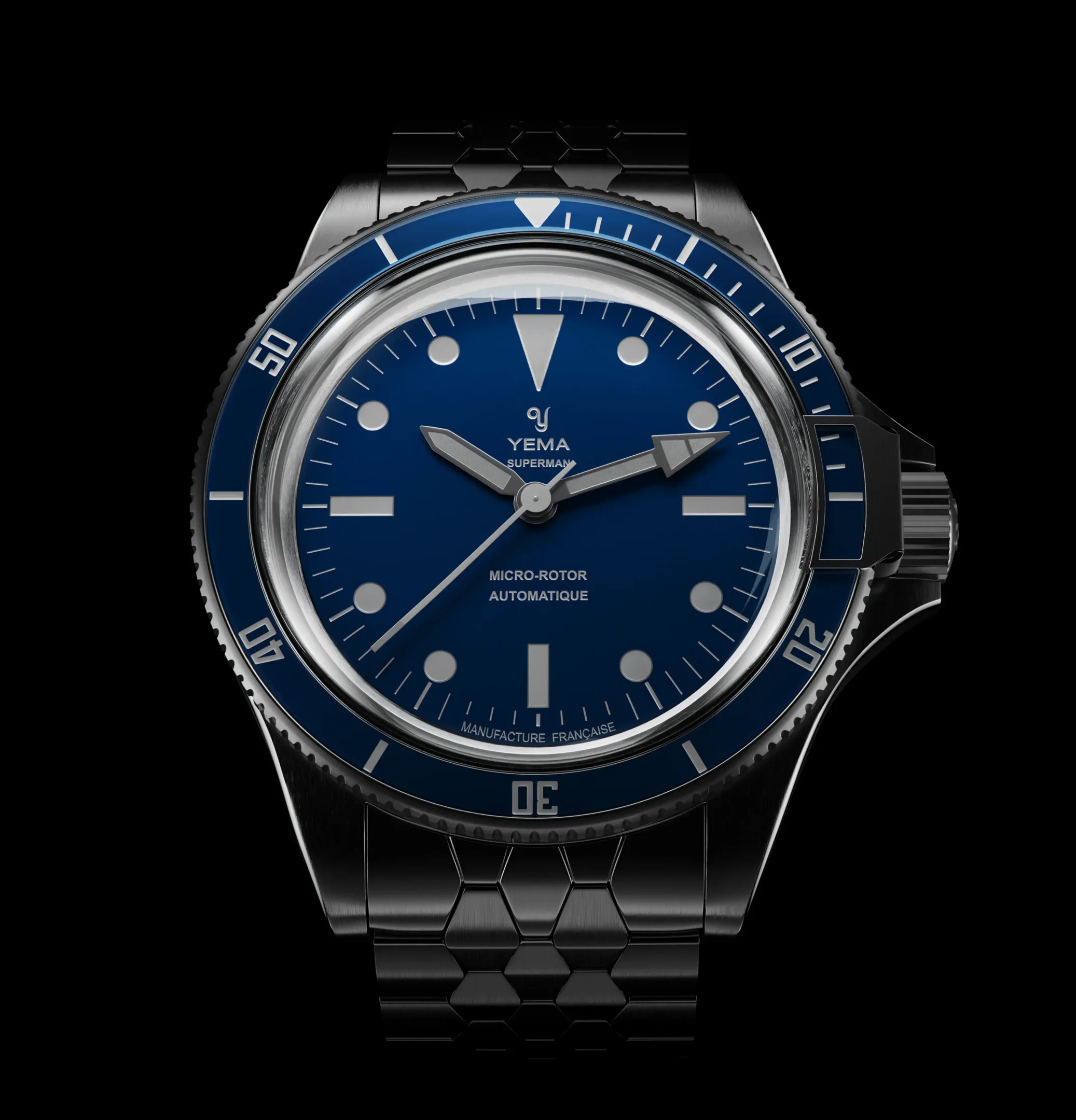 Yema Superman Slim CMM.20 Micro-rotor automatic watch - Image 6
