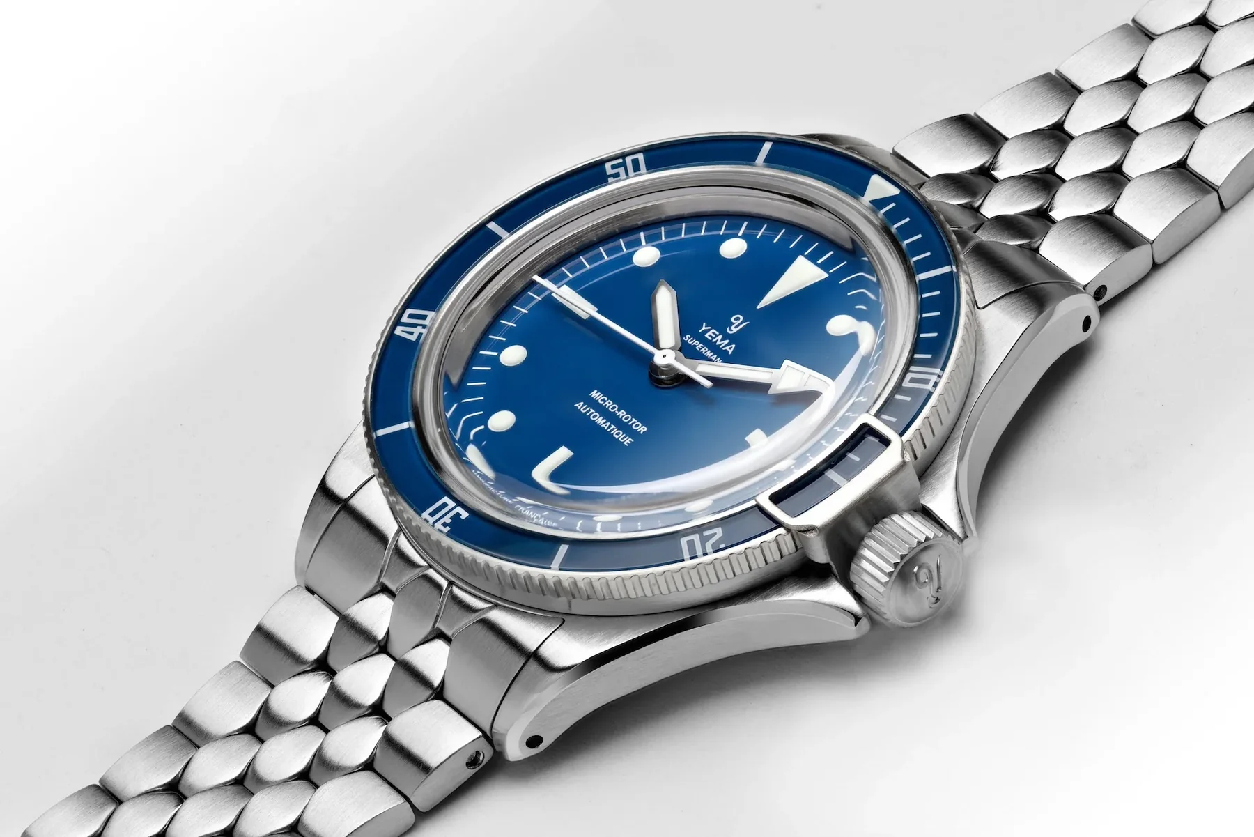 Yema Superman Slim CMM.20 Micro-rotor automatic watch - Image 9