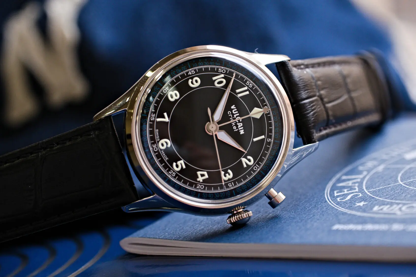 Vulcain Classic Cricket 39 Mm Alarm Watch – Swiss Made Hand-Wound Watch - Image 5