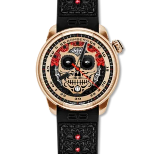 Bomberg BB-01 D?A DE LOS MUERTOS GOLDEN automatic watch