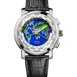 Paul Picot Firshire Megarotor Grand Feu Enameled Gmt Automatic Watch