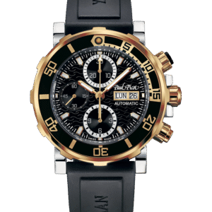 Paul Picot Yachtman Iii Pink Gold Steel Automatic Chronograph