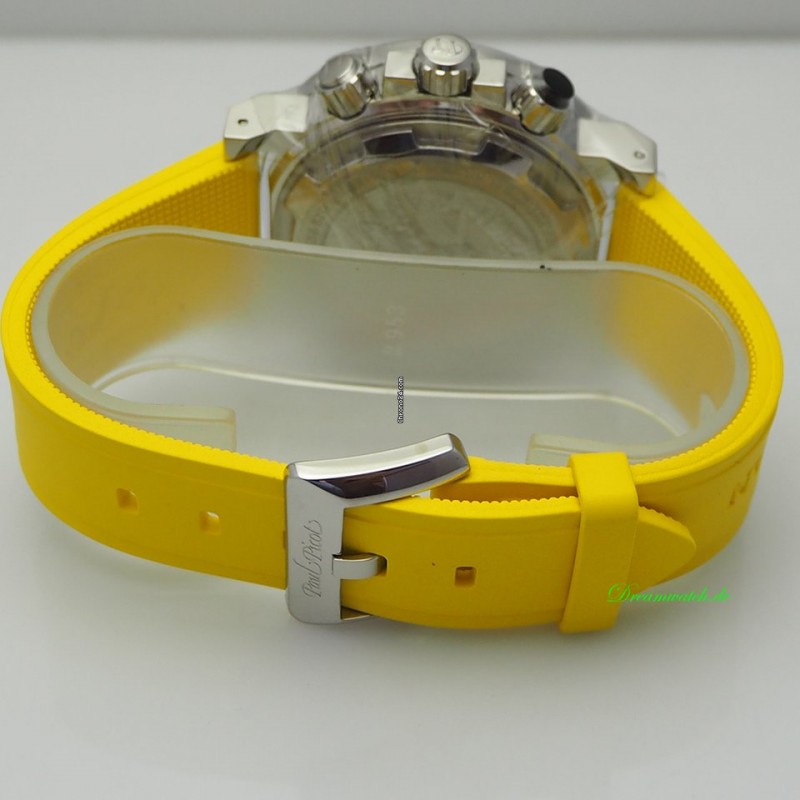 Paul Picot Yachtman III Chronograph Blue & Yellow Automatic Swiss Watch 43mm – Ref. P1127BJS.SG.2614CM061 - Image 2