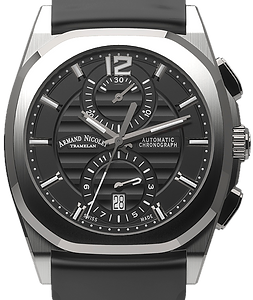 Armand Nicolet Chronograph Ref. A668AAA-NR-GG4710N Swiss Automatic Chronograph – 41 mm