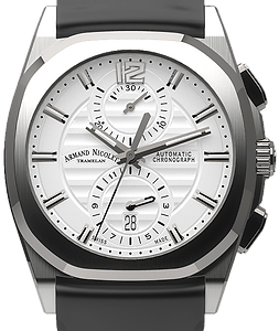 Armand Nicolet Chronograph Ref. A668AAA-AG-GG4710N Swiss Automatic Chronograph – 41 mm