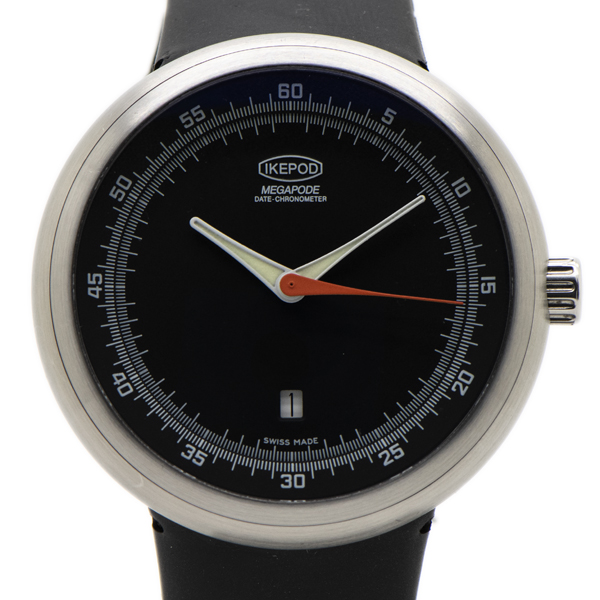 Ikepod Megapode Date Chronometer Steel NOS – Rare Pre-2000 Marc Newson Icon - Image 2