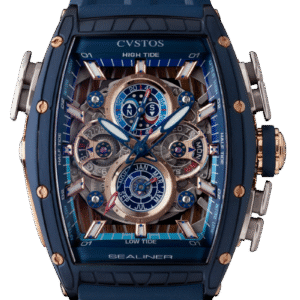 Cvstos Sealiner Qp Marea Blue Steel / 5N Gold Chronograph