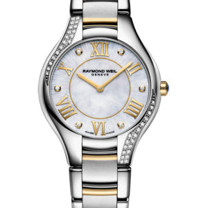 Raymond Weil Noemia Ladies Quartz Two-Tone 42 Diamonds Watch, 32 mm