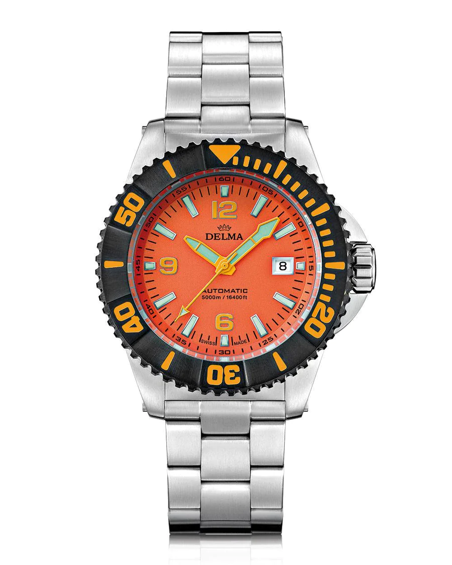 Delma Blue Shark Iv 5000 M. Automatic Diving Watch