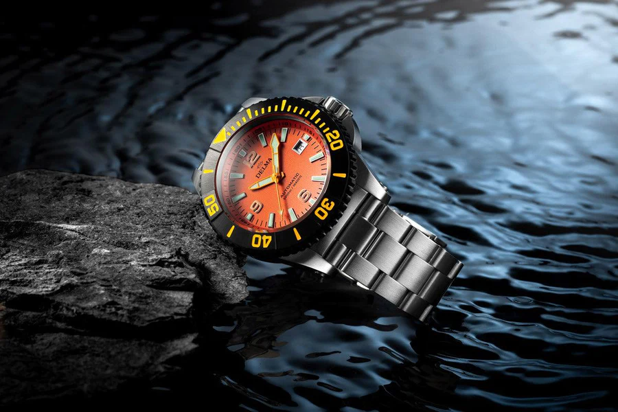 Delma Blue Shark Iv 5000 M. Automatic Diving Watch - Image 4