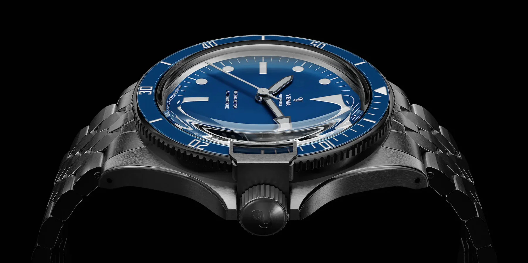 Yema Superman Slim CMM.20 Micro-rotor automatic watch - Image 8