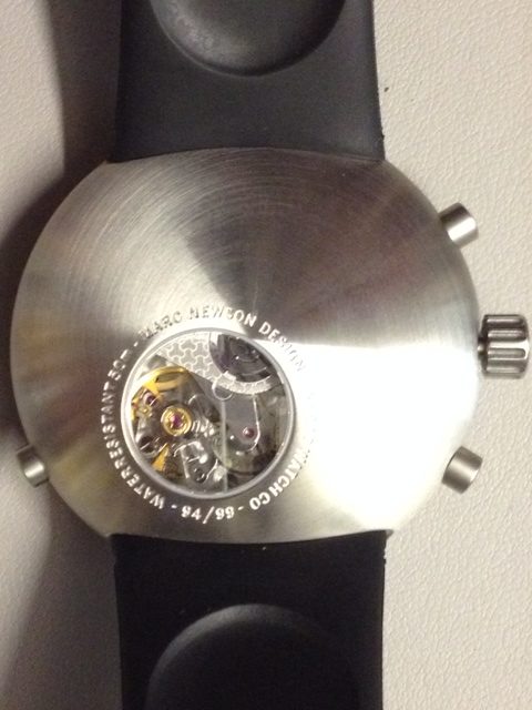 Ikepod Megapode Split Second Chronograph Automatic – Rare New Old Stock | Marc Newson Design Icon - Image 4