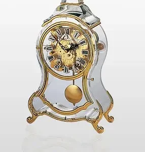 Eluxa Regence 31 cm Plexiglas Swiss traditional clock