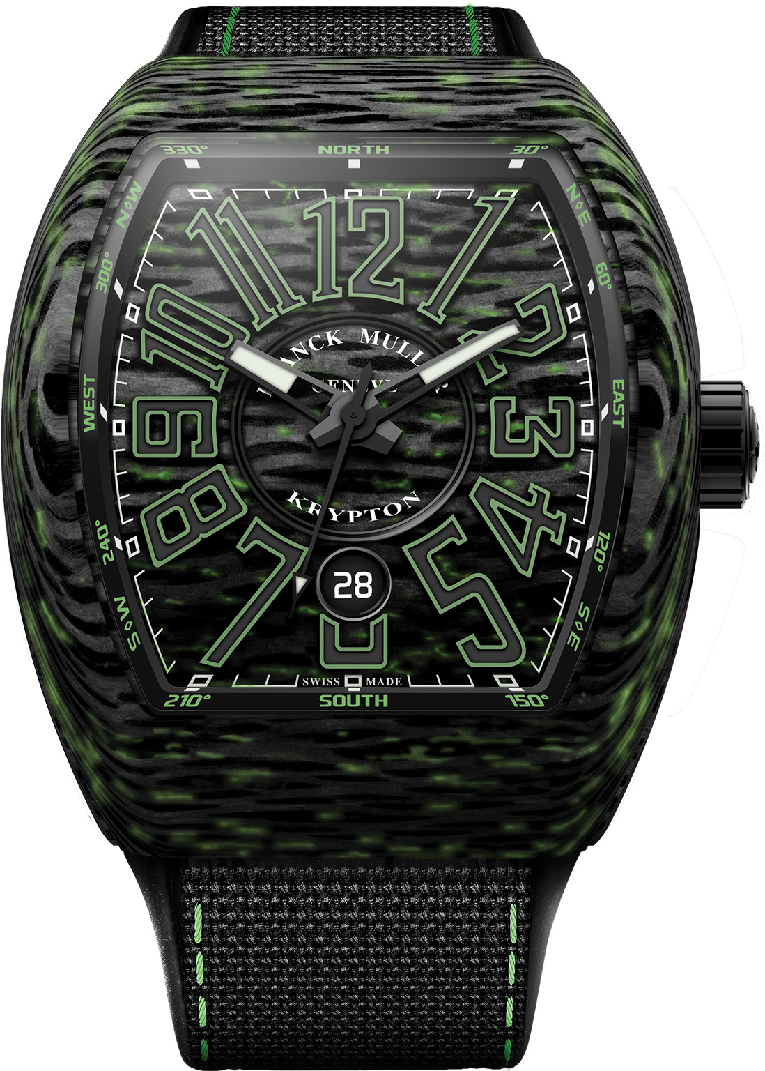 FRANCK MULLER VANGUARD CARBON KRYPTON BATMAN'S WATCH - V45 SC DT KRYPTON CARBON NR - Image 3