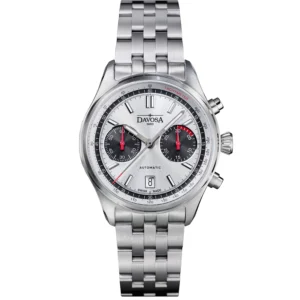 Davosa Newton Pilot Rally Chronograph LE 42mm Steel Bracelet Swiss Automatic Pilot Watch Limited Edition