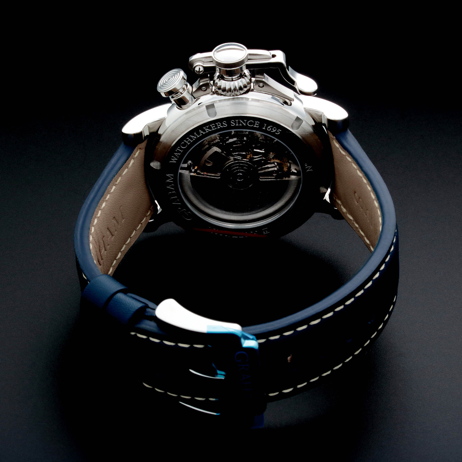 Graham Chronofighter Vintage Chronograph Blue - Image 4
