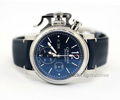 Graham Chronofighter Vintage Chronograph Blue - Image 3