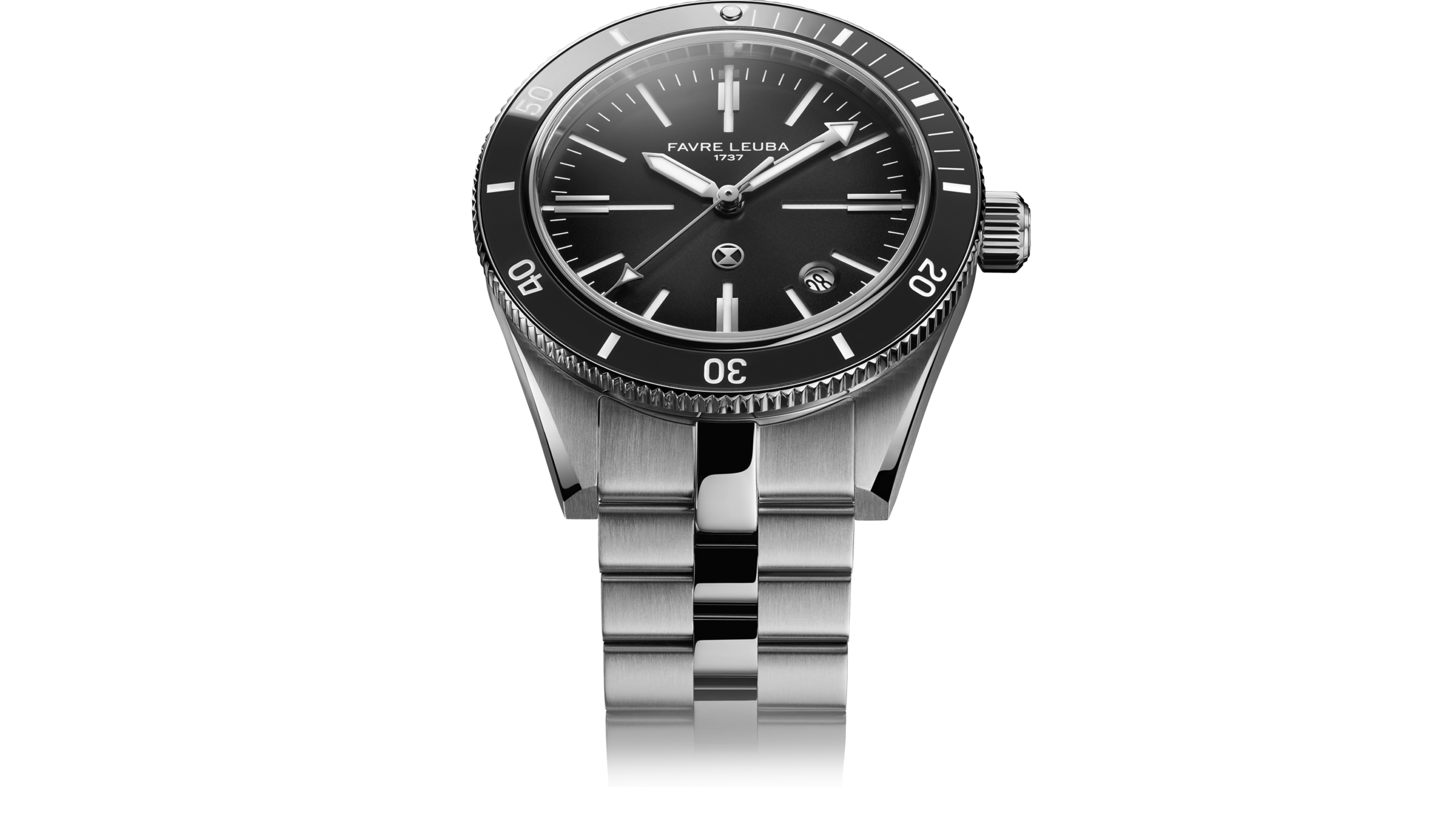 Favre-Leuba 1737 Deep Raider Renaissance 40 mm Swiss Automatic Dive Watch – 300M - Image 7