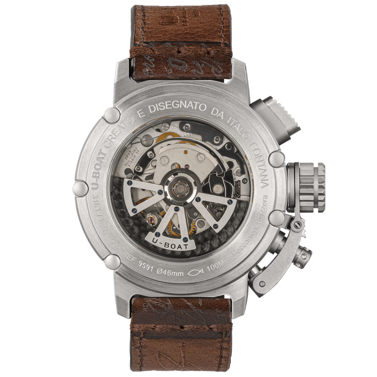 U-Boat Chimera Chrono 46mm 9591. Green dial, powerful chronograph function, deep 3D design and unmistakable presence. - Image 2
