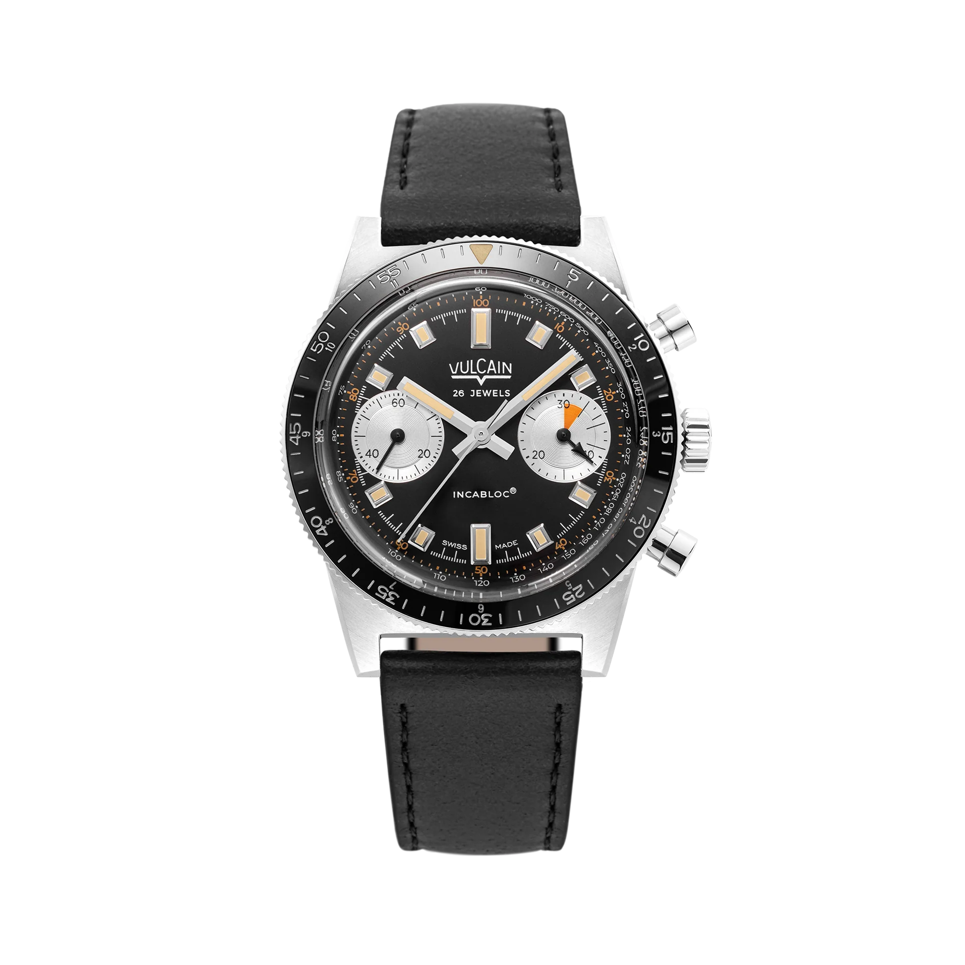 Vulcain Skindiver Chronograph – Swiss Automatic Dive Watch 200m (ETA 7753)