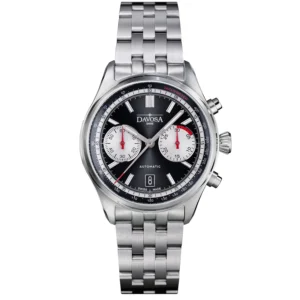 Davosa Newton Pilot Rally Chronograph LE Steel Bracelet | Swiss Automatic 42mm