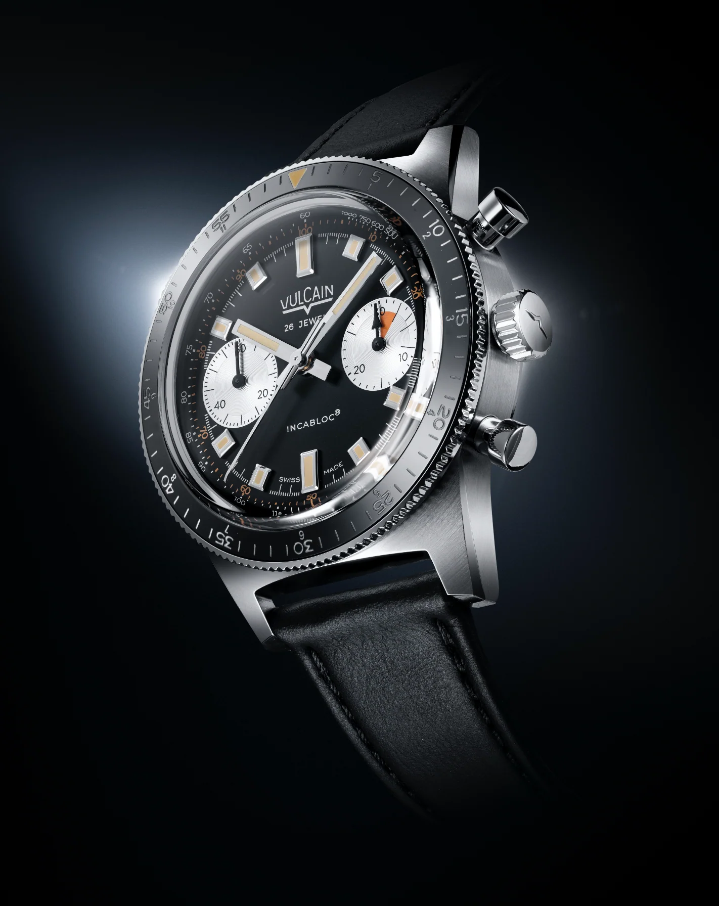 Vulcain Skindiver Chronograph – Swiss Automatic Dive Watch 200m (ETA 7753) - Image 2