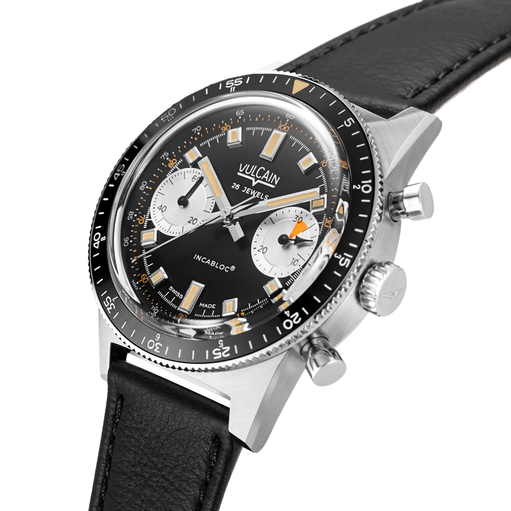 Vulcain Skindiver Chronograph – Swiss Automatic Dive Watch 200m (ETA 7753) - Image 5