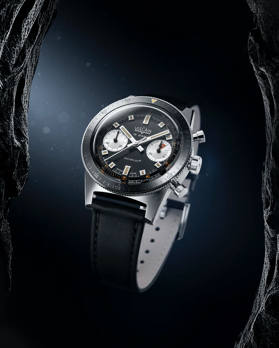Vulcain Skindiver Chronograph – Swiss Automatic Dive Watch 200m (ETA 7753) - Image 6