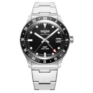 Vulcain Skindiver Nautique GMT – Swiss Automatic GMT Dive Watch 38mm Vintage Style