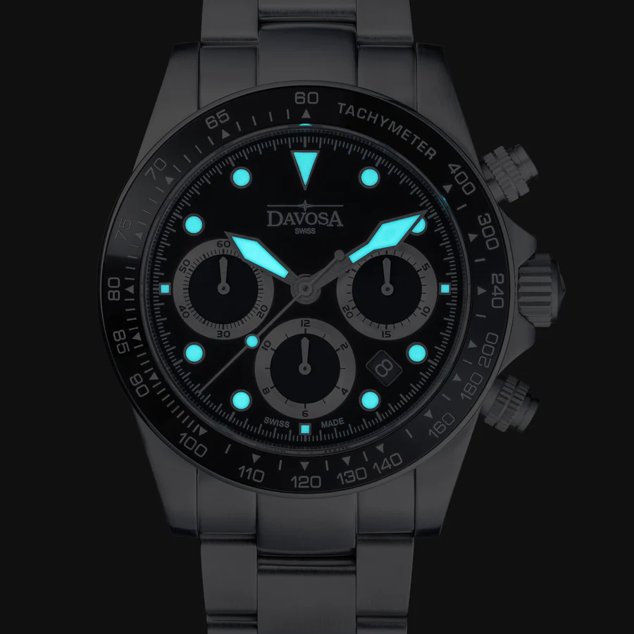 Davosa Ternos Professional Chronograph 161.543.50 Swiss Automatic Dive Chronograph 42mm 200M - Image 8