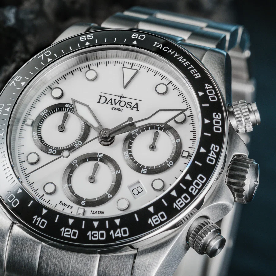 Davosa Ternos Professional Chronograph 161.543.50 Swiss Automatic Dive Chronograph 42mm 200M - Image 2