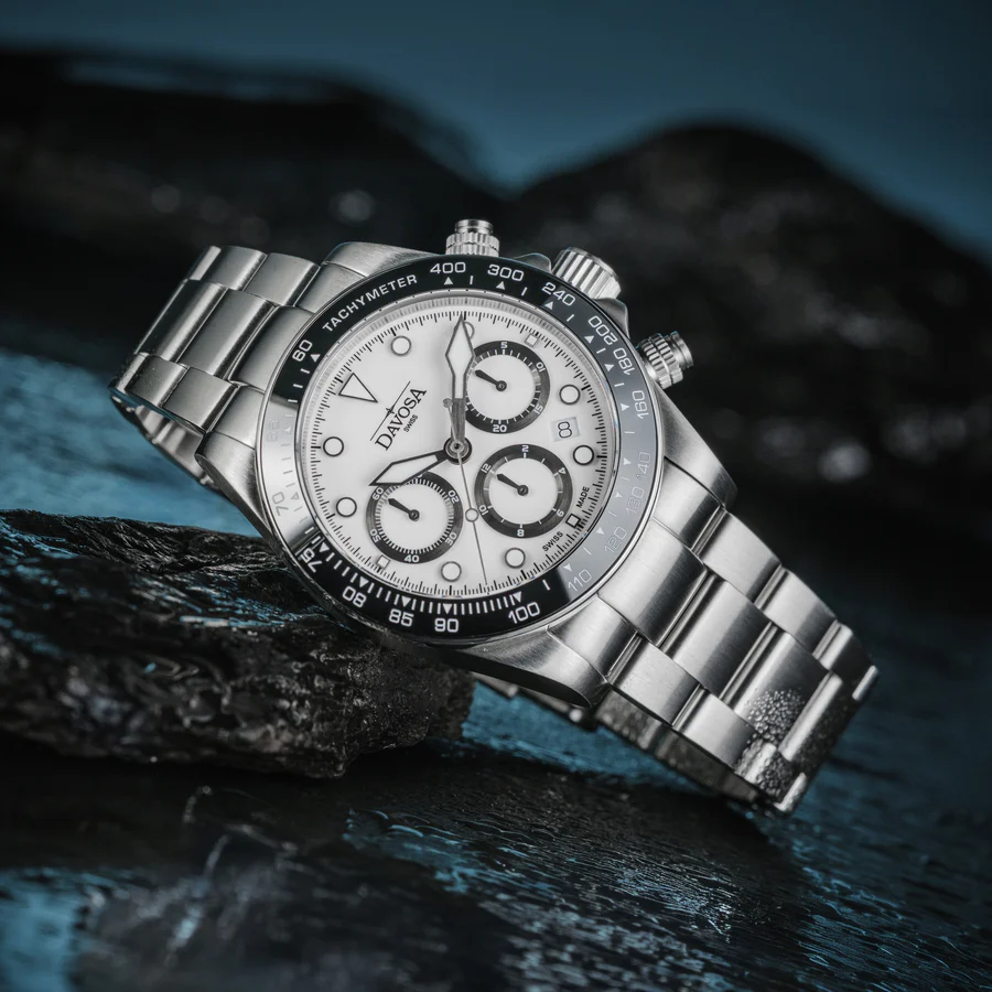 Davosa Ternos Professional Chronograph 161.543.50 Swiss Automatic Dive Chronograph 42mm 200M - Image 4