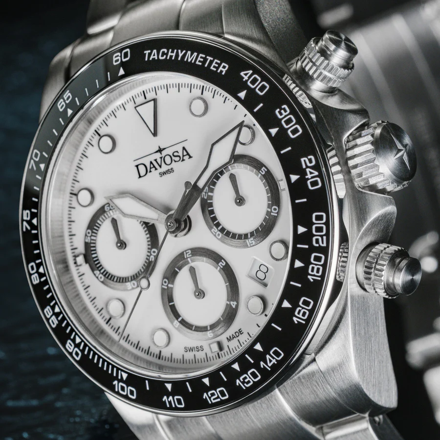Davosa Ternos Professional Chronograph 161.543.50 Swiss Automatic Dive Chronograph 42mm 200M - Image 5