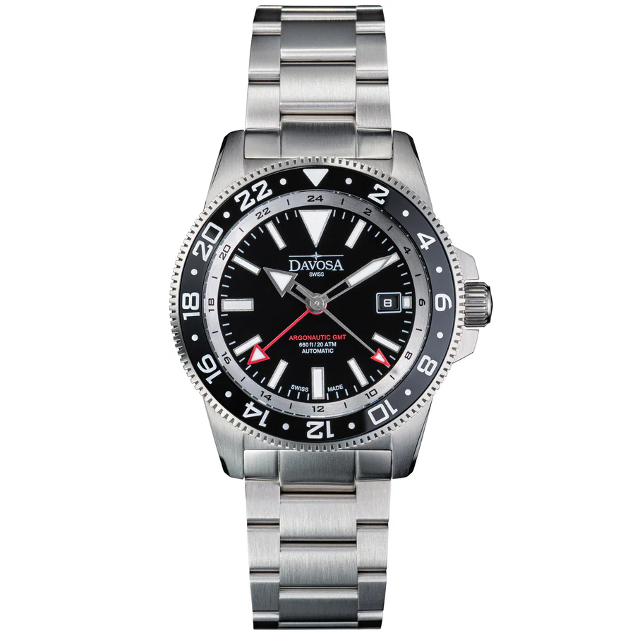Davosa Argonautic World Traveller Ref. 161.542.50 – Swiss Automatic GMT Dive Watch 200m