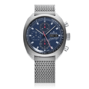 Edox Sportsman Fangio Limited Edition 41mm – Swiss Automatic Racing Chronograph Ref. 01132-3BU-BUGN