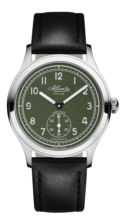 Atlantic Worldmaster Original Heritage 1951 Military Green Ref. 53760.41.73 – Swiss Automatic Watch with Small Seconds