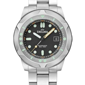 DELMA Quattro Steel Black Ref. 41701.744.6.038 | Swiss Professional Diver