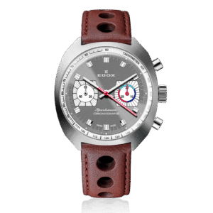 Edox Fangio Sportsman Chronograph Automatic 41mm – Swiss Racing Watch Ref. 08202-3G-GIN