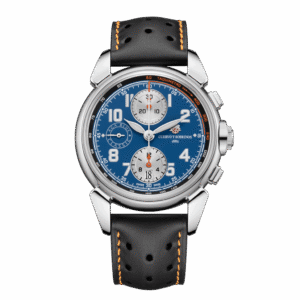 Cuervo y Sobrinos Chronograph Aga Blue Classic 3141.1AB | Cuban Racing Soul