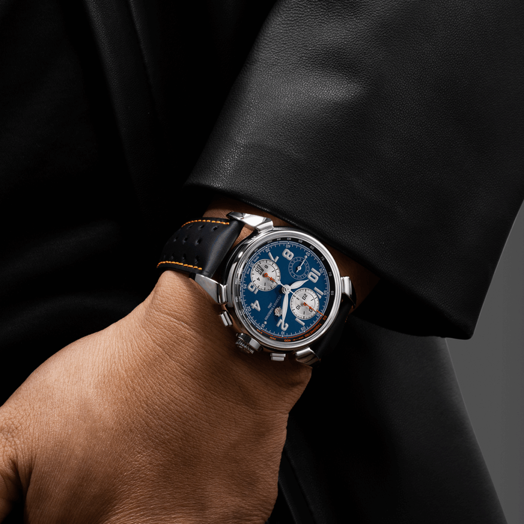 Cuervo y Sobrinos Chronograph Aga Blue Classic 3141.1AB | Cuban Racing Soul - Image 5